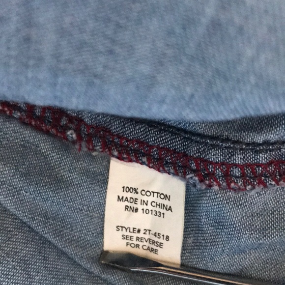 Charlotte Russe denim snap shirt S - Picture 4 of 8